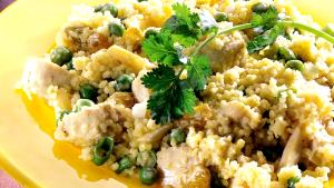 1 salad Couscous Salad with Curried Chicken