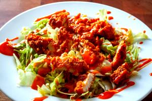 1 salad Crispy Buffalo Chicken Salad