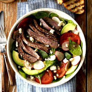 1 salad Flat Iron Steak Salad