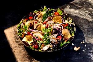 1 Salad Full Fuji Apple With Chicken Hand-Tossed Salad