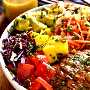 1 salad Grilled Caribbean Salad