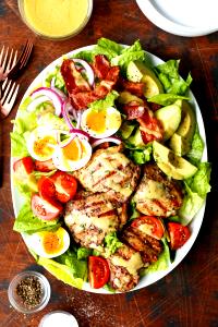 1 salad Grilled Chicken Cobb Salad