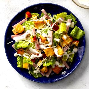 1 salad Ham & Turkey Chef Salad