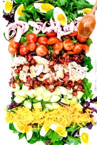 1 salad Lighter Chicken Club Salad