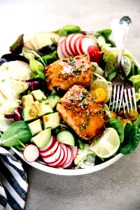 1 salad Marinated Salmon Salad