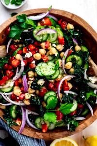 1 Salad Mediterranean Veggies Salad