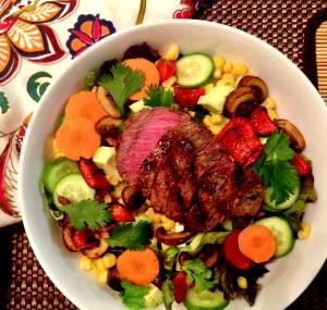 1 Salad Mesquite-Grilled Steak Salad