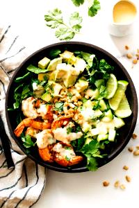 1 salad Miso Shrimp Salad substitute Chicken (Full)