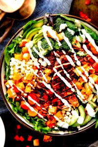 1 salad package Bacon Ranch Salad with Grilled Chicken (with Ranch Dressing)