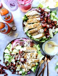 1 salad Parmesan-Crusted Chicken (Zuppa Della Casa & Insalata)