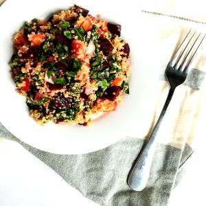 1 salad Roasted Beet, Quinoa & Citrus Salad
