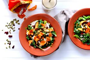 1 salad Roasted Turkey Harvest Salad