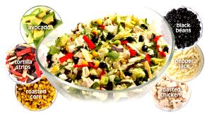 1 salad Santa Fe Chopped Salad (No Cheese or Bacon)