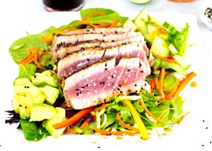 1 salad Seared Ahi Salad