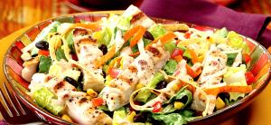 1 salad Southwest Chicken Caesar Salad