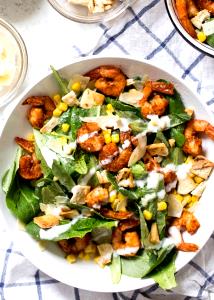 1 salad Southwestern Shrimp Caesar Salad