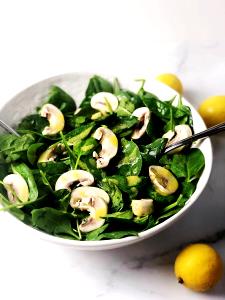 1 salad Spinach Mushroom Salad
