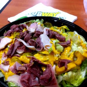 1 Salad Subway Club Jared Salads With 6 G Of Fat Or Less