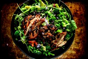 1 salad Teriyaki Chicken Salad
