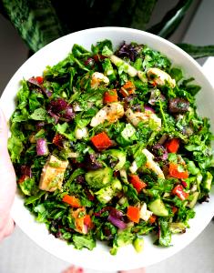 1 salad & toppings (148 g) Fresh Selections Cobb Salad
