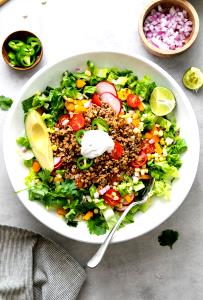 1 salad Vegetarian Tostada Salad