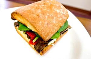 1 sandwich (10 oz) Portobello and Goat Cheese Sandwich