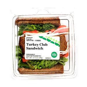 1 sandwich (10 oz) Turkey Club