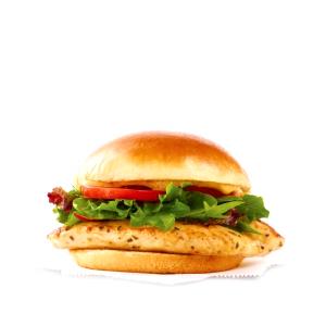 1 Sandwich (100.0 G) Grilled Chicken Sandwich, Wendys