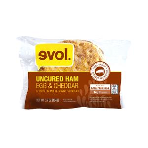 1 sandwich (104 g) Uncured Ham Egg & Cheddar Flatbread
