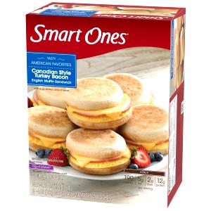 1 sandwich (113 g) Smart Beginnings Canadian Style Bacon English Muffin Sandwich