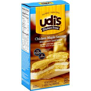 1 sandwich (116 g) Chicken Maple Sausage Breakfast Sandwich