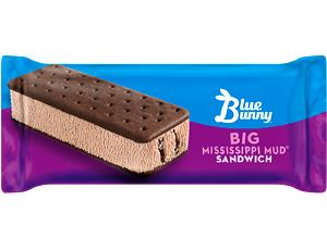 1 sandwich (117 g) BIG Mississippi Mud Ice Cream Sandwich