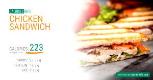 1 sandwich (118 g) Chicken Sandwich