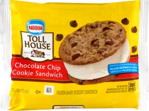 1 sandwich (118 g) Toll House Chocolate Chip Cookie Sandwich