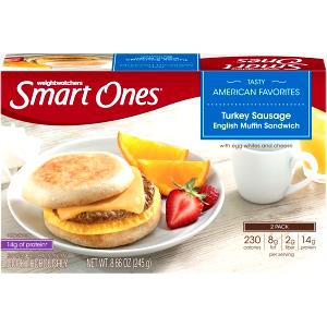 1 sandwich (123 g) English Muffin Sandwich Turkey Sausage