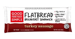 1 sandwich (125 g) Turkey Sausage Flatbread