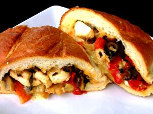 1 sandwich (127 g) Baja Chicken Stuffed Sandwich