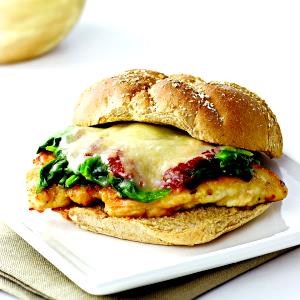 1 sandwich (127 g) Chicken Parmesan