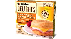 1 sandwich (128 g) D-Lights Canadian Bacon Honey Wheat Muffin