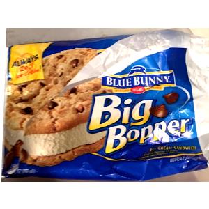 1 sandwich (142 g) BIG Bopper Ice Cream Sandwich