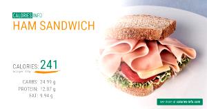 1 sandwich (145 g) Ham & Swiss Pretzel Melt