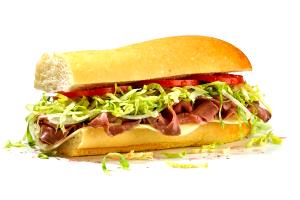 1 sandwich (146 g) Roast Beef Mini Sub