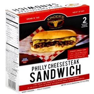 1 sandwich (147 g) Philly Cheesesteak Sandwich
