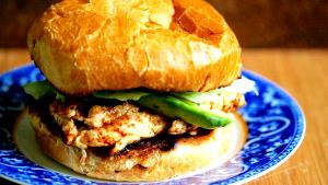 1 sandwich (159 g) Chipotle-Style Grilled Chicken Sandwich