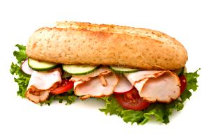 1 sandwich (186 g) Turkey & Cheese Kidwich on White