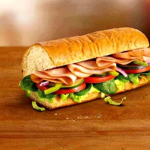 1 sandwich (221 g) 6" Black Forest Ham