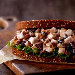 1 sandwich (227 g) Cranberry Pecan Turkey Salad Sandwich