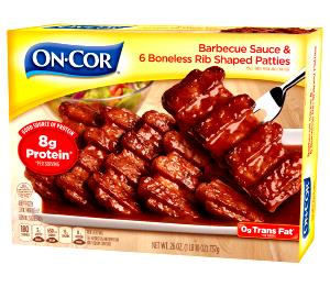 1 sandwich (245 g) 6" Barbecue Rib Patty