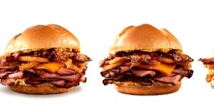 1 sandwich (245 g) Bourbon Bacon & Steak