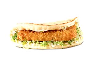 1 sandwich (253 g) Crispy Fish Flatbread